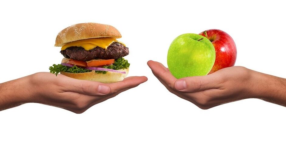kaitīga un veselīga pārtika svara zaudēšanai